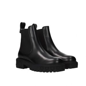 Salvatore Ferragamo Rubber Chelsea Boots